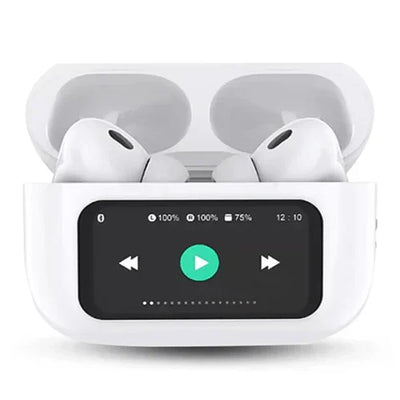 A9 Pro Earbuds Anc/enc Dauble Dark Tuch Screen Display Noise Reduction Wireless Earbuds Review by Reem Al Falasi