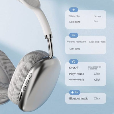 P9 Wireless Bluetooth Headphones Adjustable Review by Omar Al Shamsi