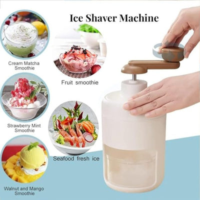 Portable Manual Ice Crusher Multi-function Hand Shaved Ice Machine Review by Abdullah Al Ameri