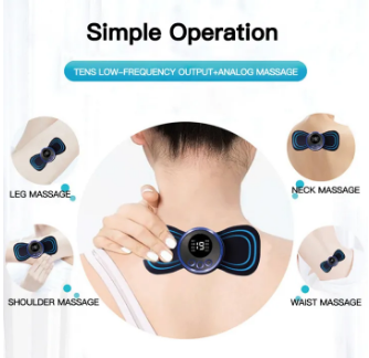 Mini Body Massager Pulse Neck Pain Relief Ems Review by Abdullah Al Ameri