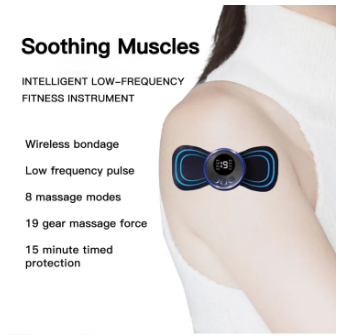Mini Body Massager Pulse Neck Pain Relief Ems Review by Rashid Al Nuaimi
