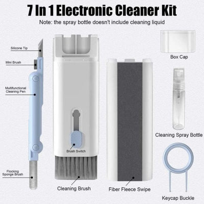 New Headset 7 In 1 Kit Scalable Keyboard Cleaner Review by Abdullah Al Ameri