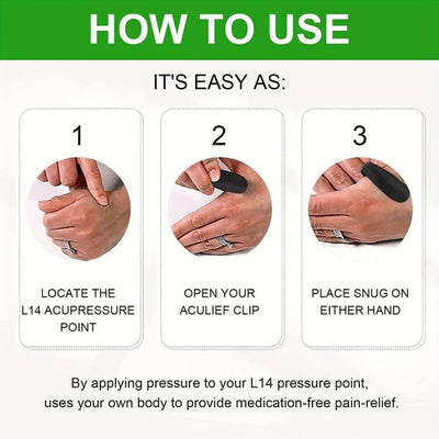 Original – Sugar Control Li4 Acupressure Point Clip Wearable – Supporting Review by Reem Al Falasi