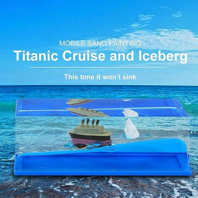 Titanic Liquid Wave Cruise Ship,nautical Car Dashboard Review by Omar Al Shamsi