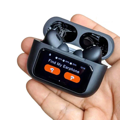A9 Pro Earbuds Anc/enc Dauble Dark Tuch Screen Display Noise Reduction Wireless Earbuds Review by Abdullah Al Ameri