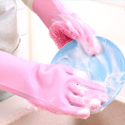 2pcs – Silicone Washing Gloves Review by Fatima Al Mansoori