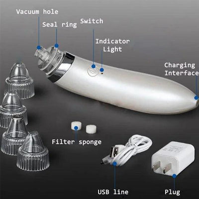 Face Vacuum Blackhead Remover Pore Cleaner Review by Abdullah Al Ameri