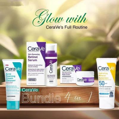 Cerave 4-in-1 Skincare Bundle: Night Cream, Sunblock, Cleanser & Serum For Radiant Skin Review by Rashid Al Nuaimi