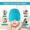 Headache Relief Cap, Cooling Gel Migraine Therapy Hat, Reusable Hot & Cold Head Wrap