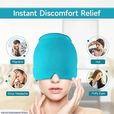 Headache Relief Cap, Cooling Gel Migraine Therapy Hat, Reusable Hot & Cold Head Wrap Review by Omar Al Shamsi