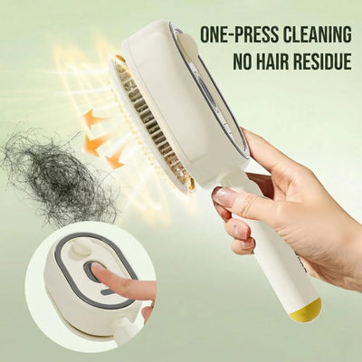 Electric Steam Hair Straightener Brush, USB Rechargeable Hot Comb Review by Fatima Al Mansoori