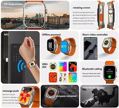 T800 Smartwatch 1.99 Inch Full Touch Display, Smart Watch Review by Reem Al Falasi