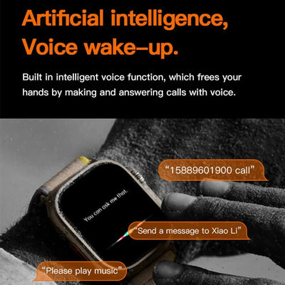 T800 Smartwatch 1.99 Inch Full Touch Display, Smart Watch Review by Abdullah Al Ameri