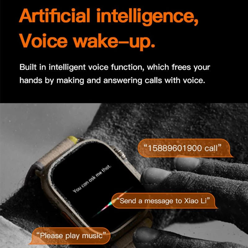 T800 Smartwatch 1.99 Inch Full Touch Display, Smart Watch