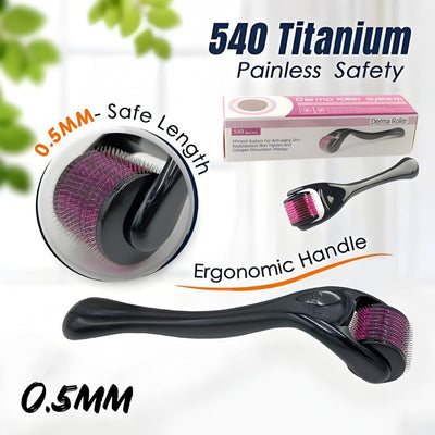 Skin Therapy Derma Roller With 540 Micro Needle Review by Zayed Al Hashimi