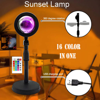 Sunset Lamp Multi Color With Remote Review by Zayed Al Hashimi