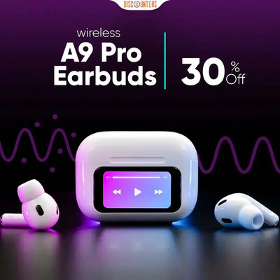 A9 Pro Earbuds Anc/enc Dauble Dark Tuch Screen Display Noise Reduction Wireless Earbuds Review by Hamdan Malik