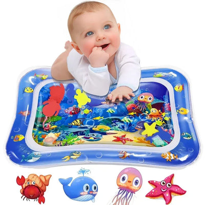 Inflatable Water Tummy Time Mat for Babies – Sensory Play Review by Omar Al Shamsi