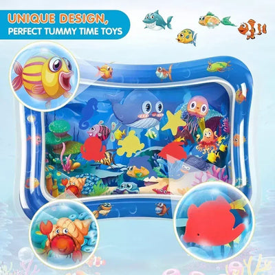Inflatable Water Tummy Time Mat for Babies – Sensory Play Review by Noura Al Suwaidi