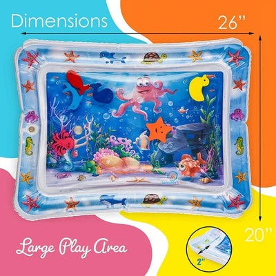 Inflatable Water Tummy Time Mat for Babies – Sensory Play Review by Hamdan Malik