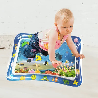 Inflatable Water Tummy Time Mat for Babies – Sensory Play Review by Sara Al Marzooqi
