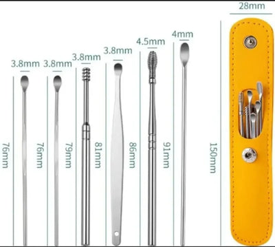 Ear Wax Cleaning Kit, 6 Pcs Ear Pick Tools Review by Mariam Khalil