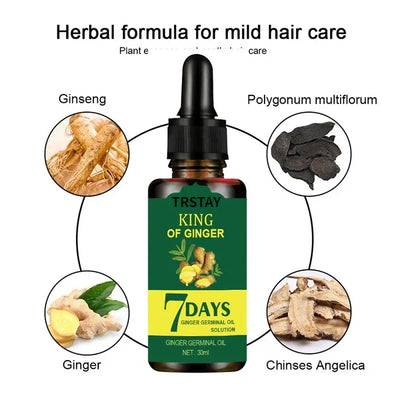 7 Day Ginger Germinal Oil Hair Nutrient Solution Review by Omar Al Shamsi