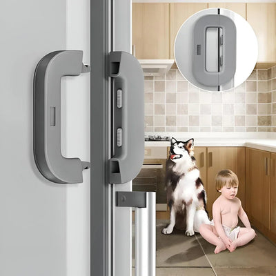 Refrigerator Door Lock for Child Safety | Easy Adhesive Freezer Lock | Double Button Design | Random Color Review by Sara Al Marzooqi