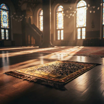 Travel-Friendly Velvet Prayer Mat Review by Omar Al Shamsi