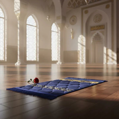 Travel-Friendly Velvet Prayer Mat Review by Noura Al Suwaidi