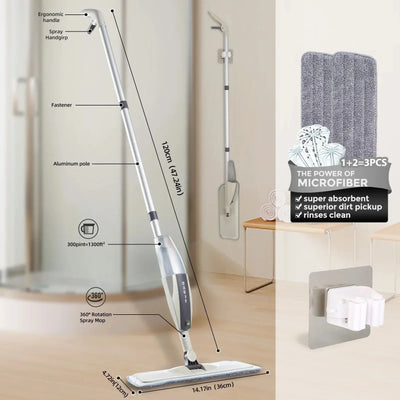 Spray Flat Mop for Quick Floor Cleaning Review by Zayed Al Hashimi