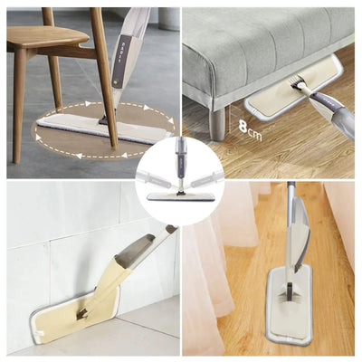 Spray Flat Mop for Quick Floor Cleaning Review by Mariam Khalil