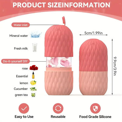 Silicone Ice Cube Facial Roller & Cleansing Scrub Review by Mariam Khalil