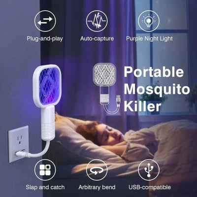 Portable USB Bug Zapper Racket with UV Light Review by Noura Al Suwaidi
